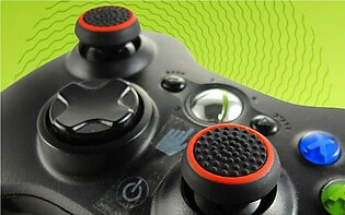 Controller Thumb Grips For Console Remote Joystick PS Xbox Switch - Pack of 2 Red