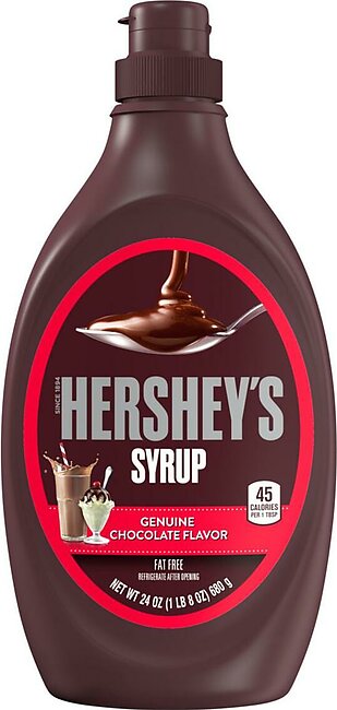 Hershey's Chocolate Syrup 24 Oz Or 680g