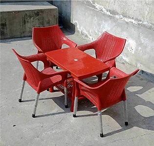 Plastic Chairs And Table