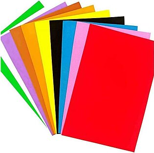 10pcs Different Colour A4 Size Fomic Sheet Foamic Sheet For Art Work (size 8x12in)