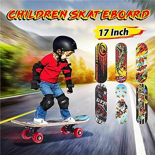 Skateboard For Kids- Multicolour