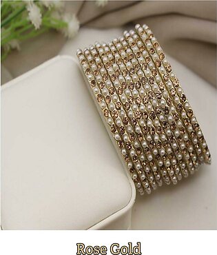 Jewellery For Girls , Pearls Bangles For Girls And Women , Metal Bangles For Girls