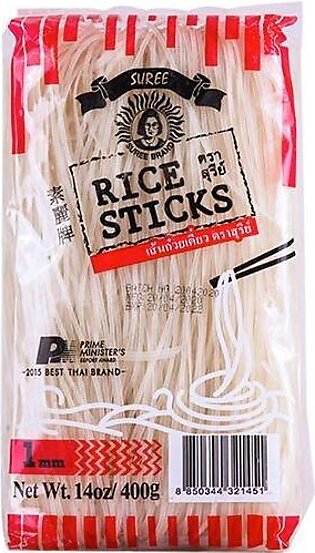 Suree Rice Stick Noodles 1mm 400 Gm