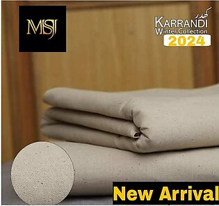 Msj Fabrics-special Kamalia Khaddar Unstitched Suit For Boy's/men's-premium Quality