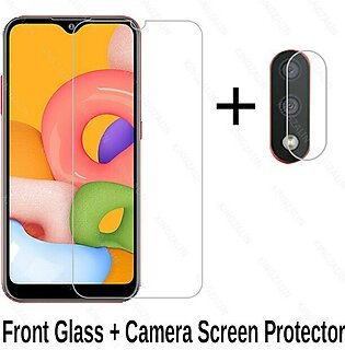 SAMSUNG A21S FRONT 9H FLEXIBLE GLASS ANTISHOCK BACK CAMERA LENS 9H GLASS 2X PACK OF 3