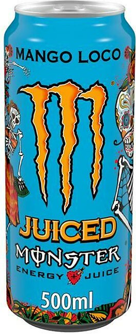 Monster Energy Mango Loco With Tropical Fruit Juice - Carbonated / Energy Drink Range