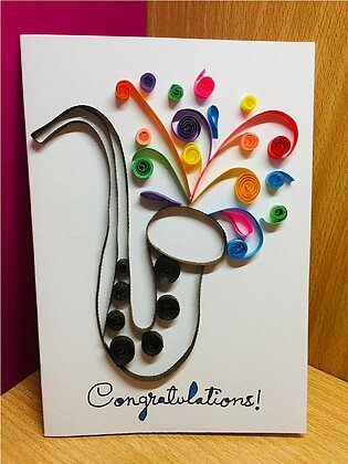 Congratulations Card Wishing Card Greeting Card Hand-made Card