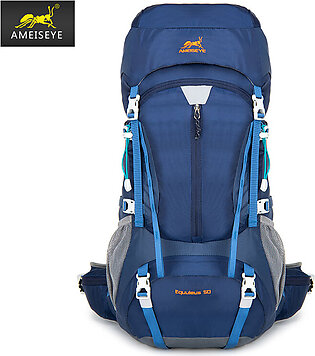 Ameiseye My5002 50 Trekking Backpack, Hiking Backpack With Rain Cover For Camping, Hiking, Mountaineering, Travel