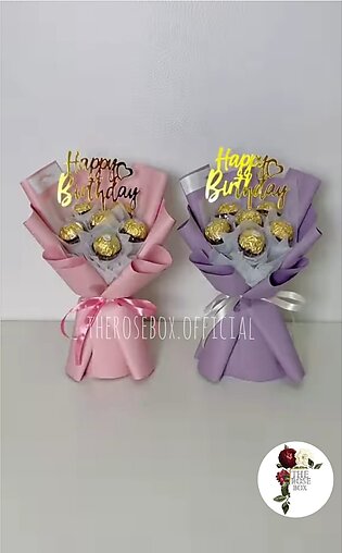 Chocolate Mini Bouquet For Customised Gifting Birthdays Anniversary’s Valentines