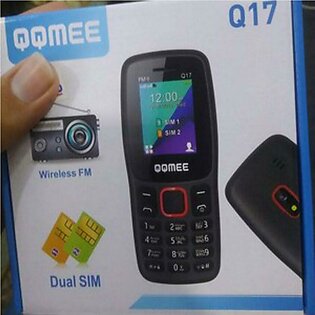 Black Qqmee Mobile Q17 | Wireless Fm | Dual Sim | Pta Approved