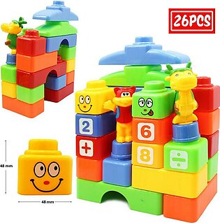Building Blocks Game Toys For Kids - 28 Pieces - Multicolor