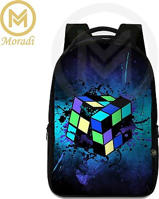 Moradi - Cube Box - Digital Printed Backpacks for School Bags, College Bags, University Bags for Laptop Fashionable Backpacks for Boys
