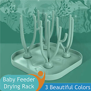 Baby Bottle Drying Rack , Feeder Drying Rack, Large Capacity Dryer Holder For Babies Bottles Nipples Pump