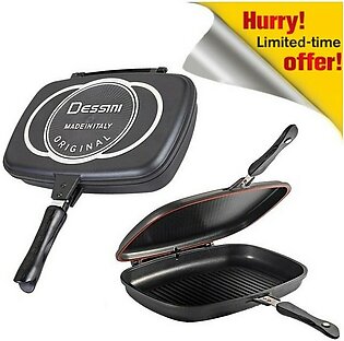 Non Stick Double Sided Grilled Pan - 36Cm