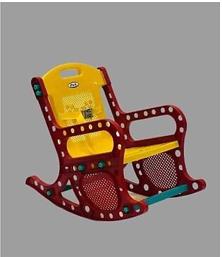 Baby Rocking Plastic Chair For Kids, Toddlers, Rocker And Bouncer With Backrest For 6 Month To 4 Years Age