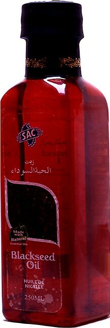 BlackSeed Oil 250 Ml SAC - For Hair, Skin, Drinking, Halal certified