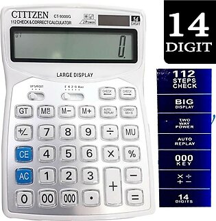 Easy Life Citizen_ct 9300 Calculator White