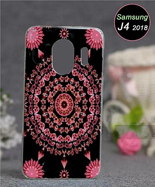 Samsung J4 2018 Back Cover - Floral Cover