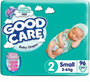 Goodcare Baby Diaper Size 2 (3-6kg) 96 Pcs Mega Pack
