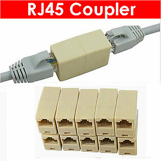 RJ45 Female Connector RJ 45 Coupler Extender Joinder Ethernet LAN Jointer