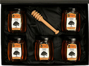 Sidr Honey Gift Set: 5 Jars of 125g each (Simply The Great Food)
