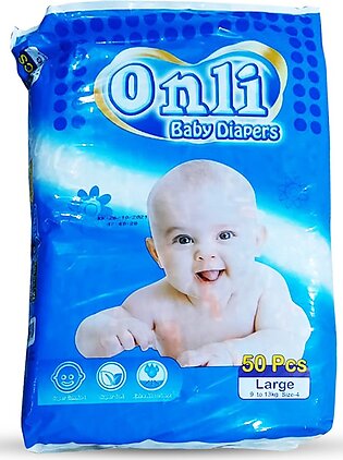 Onli Large Size 4 Baby Diaper (50 Pcs) Diapers Onli