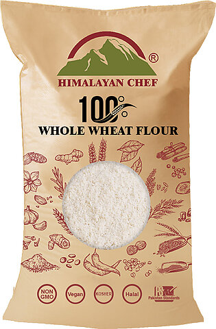Himalayan Chakki Atta Bag - 40 Lbs (18 Kg) | Whole Wheat Flour