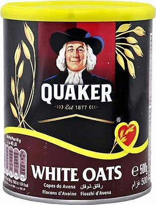 Quaker White Oats 500gm Tin