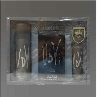Pack of 3 Voy Perfume Gift Set For Men | 1 Perfume + Body Spray + Body Mist Pack of 3