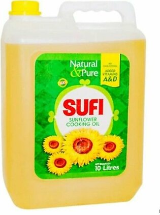 Sufi Sunflower Cooking Oil 10ltr Jerry Can