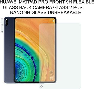 HUAWEI MATEPAD PRO 10 INCH FRONT 9H FLEXIBLE GLASS WITH 2X CAMERA GLASS
