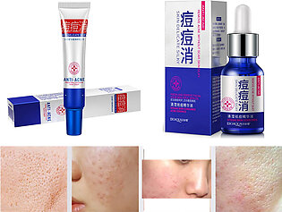 Bioaqua Acne Elimination Oil Control Tender Clean Face Acne 1 Cream & 1 Serum