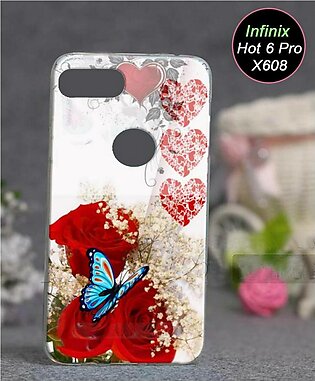 Infinix Hot 6 Pro Cover Case - Floral Cover