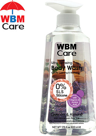 Wbm Shower Gel Lavender & Almond - 500ml | Whitening Body Wash For Women