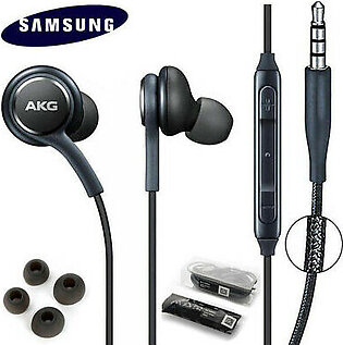 Akg Samsung Handfree Premium Quality - Universal Handsfree 3.5mm Headphone Jack - High Quality Bass With Microphone - A+ Copy