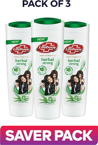 Rs.100 Off On Pack Of 3 Of Lifebuoy Herbal Shampoo - 370ml