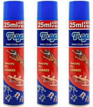 (pack Of 3) Tiger Insecticide Spray 300ml+25ml Extra