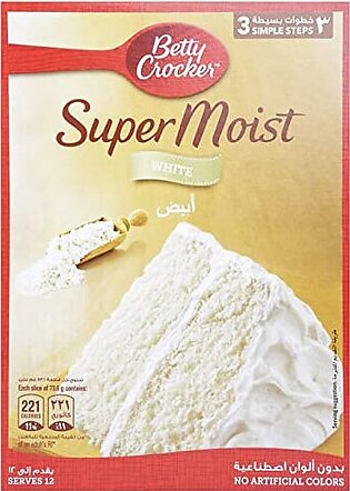 Betty Crocker Super Moist White Cake Mix, 500 G