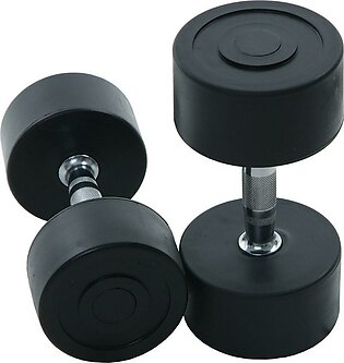 Dumbells Weights Set Rubber Dumbbell With Metal Handles