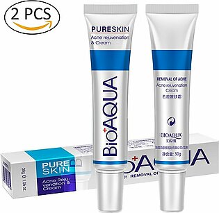 Bioaqua 2 Pcs Anti Acne Scar Mark Remover Treatment Acne Scar Removal Cream