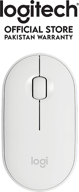 Logitech M350 Pebble Wireless Bluetooth Mouse - Silent (off White)