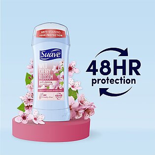 Suave Wild Cherry Blossom Antiperspirant Deodorant, 2.6 Oz 74g