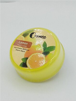 Cosmee Nail Polish Remover - Lemon