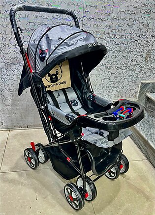 Deluxe Pram And Newborn Baby Stroller With Foldable Seat, The Ultimate Travel Companion For Discerning Parents