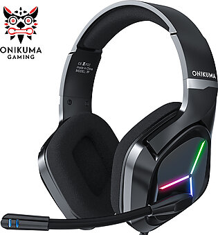 X9 Onikuma Gaming Wired Headphone Noise Cancelling Microphone Gaming Headset for Mobile Phone, PC Laptop, PS4, and Xbox One