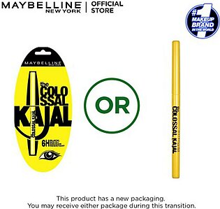 Maybelline New York Colossal 6 Hr Kajal Khol Liner - 01 Black Smudge Proof Kajal