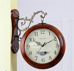 Vintage Double Sided Wall Clock