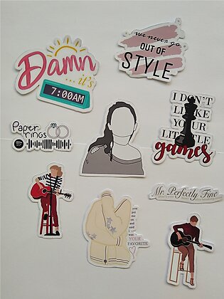 Taylor Swift Laptop stickers (Pack of 9)