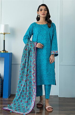 Orient Stitched 3 Piece Suit Printed Lawn Shirt , Cambric Pant And Lawn Dupatta For Women And Girls - Orient Rtw Lawn Vol. I 2023 - Collection: Orient Rtw Lawn Vol. I 2023 - Collection: Lawn Vol. I 2023
