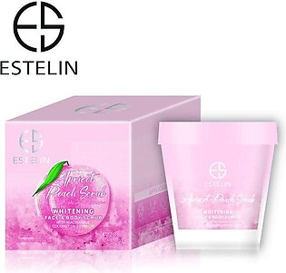 Estelin Apricot & Peach Scrub Brightening & Exfoliates Dead Skin Face & Body Scrub 280g Es0031